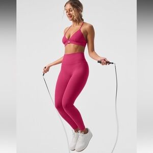 NWT ALO 7/8 High-Waist Airbrush Legging, Pink Summer Crush, size XS